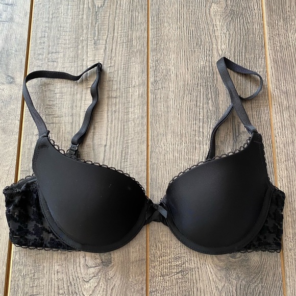 Victoria’s Secret Angels Ipex Underwire Bra, Black, 34B - Picture 7 of 15